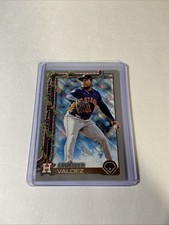 Framber Valdez 2025 Topps Holiday Silver Glitter #H24 Houston Astros
