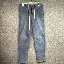 Judy Blue Jeans Womens 9/29 Jogger Drawstring Elastic Waist Stretch JB89406