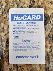 PC Engine CoreGrafx 1943 Kai Japan NEC Hu-Card game US Seller