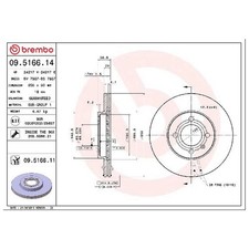 2x Bremsscheibe vorne für VW Polo 6N2 6V5 3 6N1 6V2 Scirocco 53B Vento 26228954