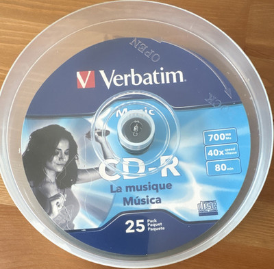 Verbatim Music CD-R 700MB 40x Recordable 20 Pack Spindle