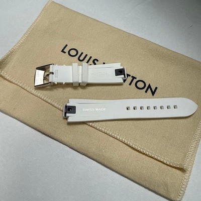 LOUIS VUITTON Tambour Monogram Rubber Watch Strap Band R15139