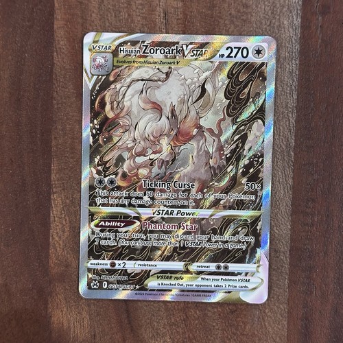 Hisuian Zoroark VSTAR GG56/GG70 Holo Crown Zenith Galarian Gallery Pokemon NM