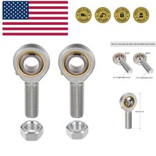 POSB12 3/4 Inch Male Rod End Bearing Set - 2pcs of 3/4-16 Left and Right Hand...