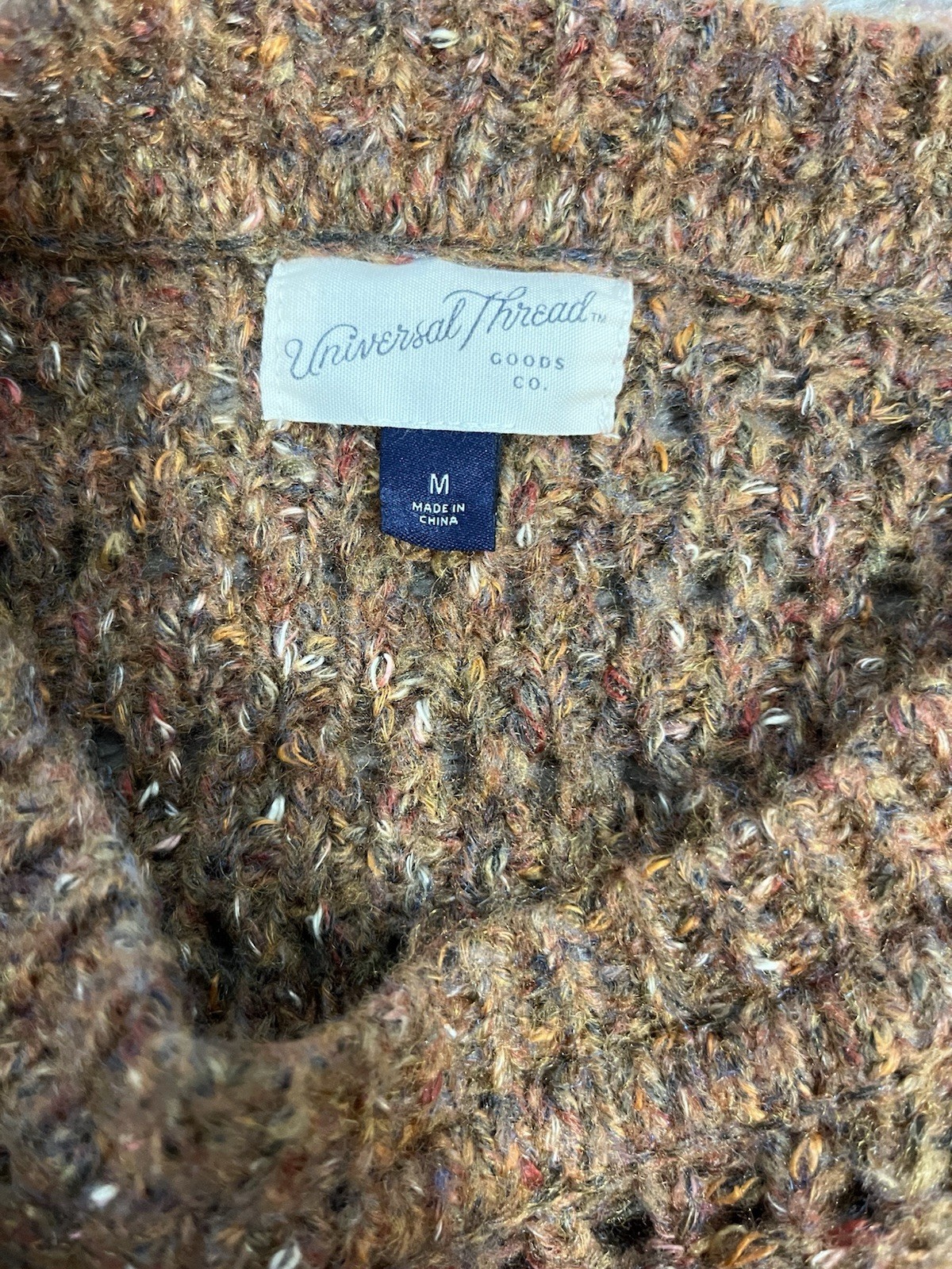 Universal Thread Women's Sweater Medium Brown Mar… - image 4