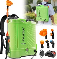 Backpack Battery Powered Sprayer 12L, 80PSI Electric Graden Sprayer...