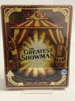 THE GREATEST SHOWMAN Limited Steelbook Bluray+DVD+Lyric Booklet NEU Steelbook