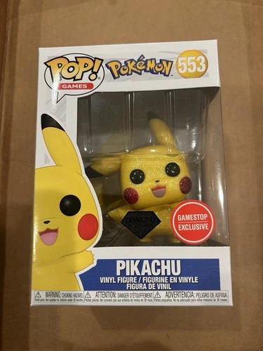 Funko Pop! Pokémon Pikachu #553 Diamond Collection GameStop Exclusive+ Protector