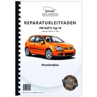 VW Golf 5, Typ 1K (03-08) Schaltplan, Stromlaufplan, Verkabelung, Elektrik PläNe