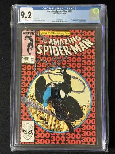 Amazing Spider-Man #300 Marvel Comics 1988 Origin 1st Appearance Venom CGC 9.2