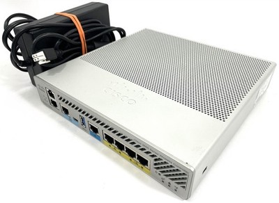 Cisco 3504 4-Port Wireless LAN Controller AIR-CT3504-K9 w/ AC & 65 Licenses