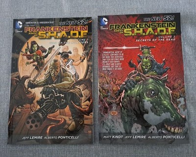 Frankenstein Agent Of Shade 1 Und 2 Komplette Serie TPB DC Comics Jeff Lemire