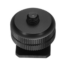 1 Pcs Hot Shoe Adapter 1/4" Male Thread Nut 0.91x0.91x0.91 Inch