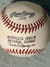 Vintage 1979 Rawlings Official National League Baseball RO-N - Charles Feeney