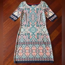 Eliza J Paisley Lightweight Dress Size 4 Colorful Summer