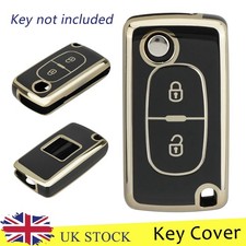 For Citroen C2 C3 Picasso C4 Dispatch Remote Fob 2Button Flip Car Key Case Cover