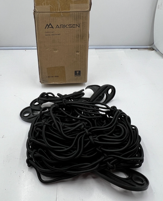 #ad Arksen 005 TH NET Cargo Bed Net Elastic Bungee Hook 36quot; x 60quot; Black $62.95