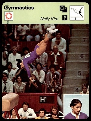 1977 Sportscaster #27-22 Nelly Kim - Gymnastics EX
