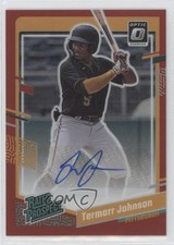 2023 Panini Donruss Red Prizm 2/25 Termarr Johnson #RPS-TJ Auto 08h7
