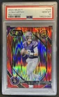 2024 Panini Select JJ McCarthy Club RC Red Prizm Shock #/249 Vikings PSA 10