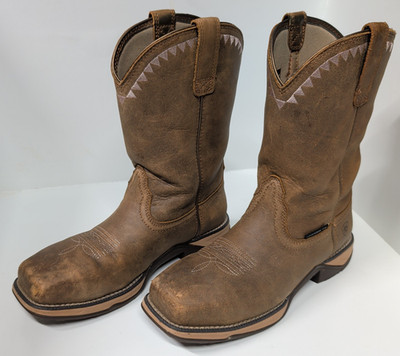 Ariat Work Boots Womens Anthem Deco Composite Toe Square Toe Sz US 7B