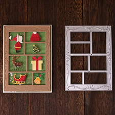Rectangle Photo Frame Metal Die Cuts, Rectangular Lattice Frame Cutting Dies Cut