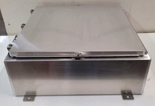 Hoffman A24H2408ALLP 24"x24"x8" Industrial Control Panel Enclosure