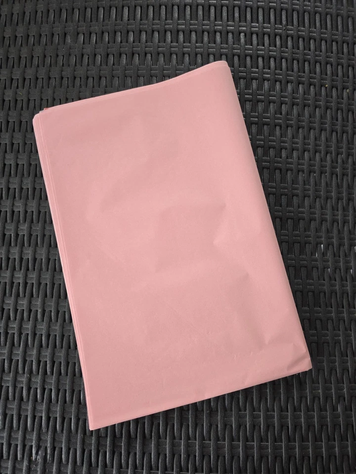 Lot Feuilles De Soie Papier Rose Pâle - Photo 2/2