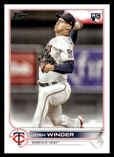 2022 Topps Update Josh Winder #US6 Minnesota Twins Rookie RC MLB Baseball