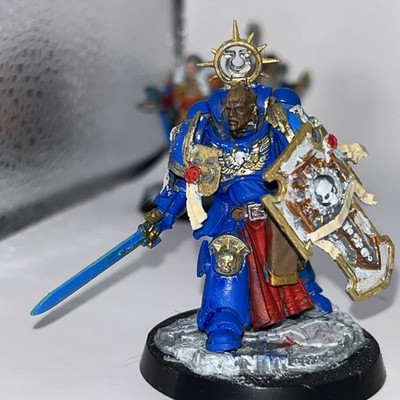 Captain Titus And The Wardens Of Ultramar Table Ready Painted
