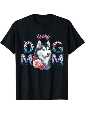#ad Husky Mama Dog Mom Gift T Shirt for Women amp; Men 180GSM 100% Short Sleeve Tee $16.99