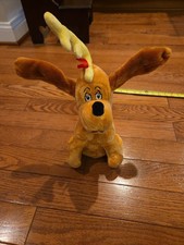 Dr. Seuss Max the Dog "The Grinch Who Stole Christmas Animated Plush MWOT