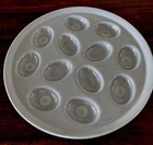 Periwinkle Blue Fiesta Fiestaware Deviled Egg Platter 13 in. HLC USA Retired