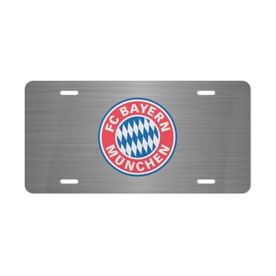 Bayern de Munich, License Plate Car Tag Metal Aluminum (Silver Background)