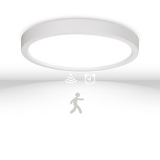 12in Motion Sensor LED Ceiling Light Wired, 2700K/3000K/3500K/4000K/5000K Dim...