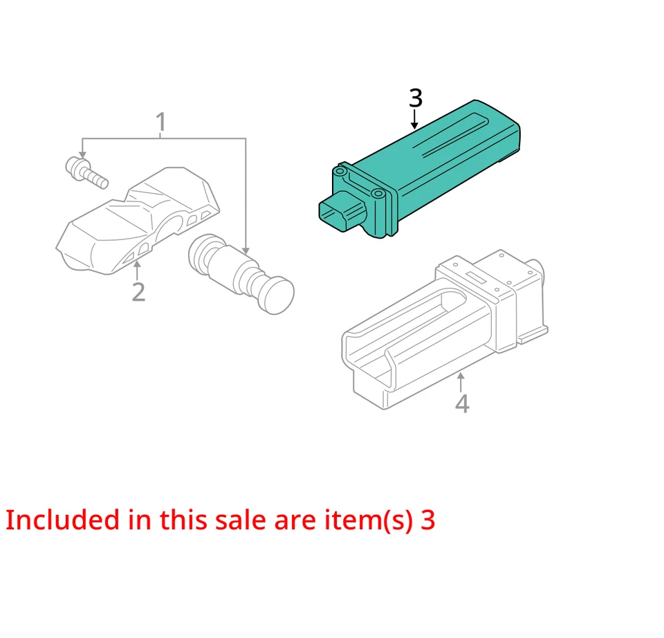 Chassi ECM suspensão Rdstr TPMS compatível com 11-16 BMW Z4 6851486 - Imagem 3 de 4