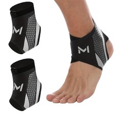 2PCS Ankle Brace Compression Support Stabilizer Lace-Up Sports Basketball nkl...