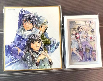 Noragami Oshi Challe Set of Shikishi Board and Magnet Art Yato