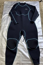 HEVTO Men's Wetsuit 3/2mm Neoprene Wet Suit Back Front Zip Size 18 - NWOT
