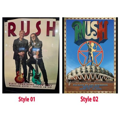 Rush Mexico City, Mexico June 20 2026 Poster