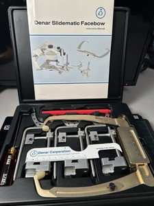 Vintage Denar Slidematic Facebow Kit and instruction Manuel Denistry