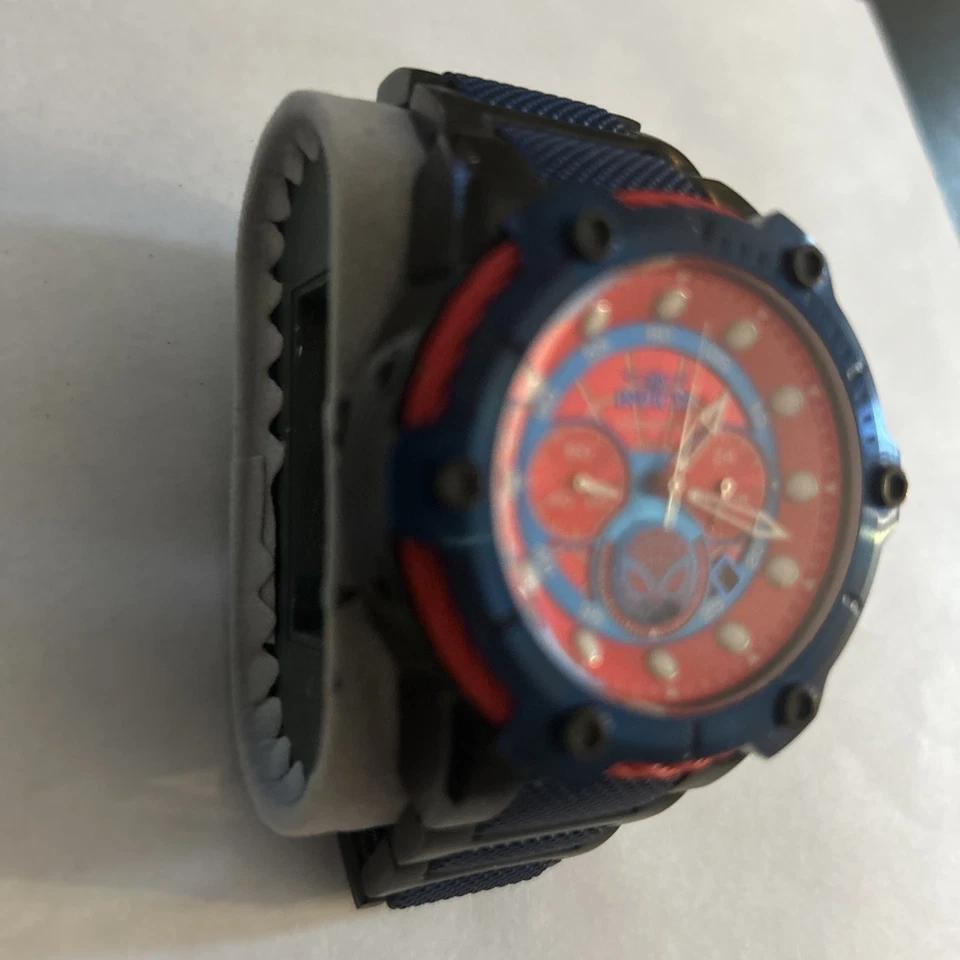 Marvel Comics Invicta 25782 52mm Speedway Spider-Man LE - New Battery - Image 3 of 4