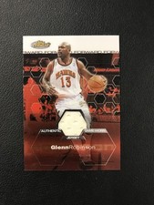 2002-03 Finest #141 Glenn Robinson Game-Worn Jersey /999 Atlanta Hawks