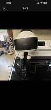 Sony PlayStation VR Headset Black White with Move Controllers Charging Stand