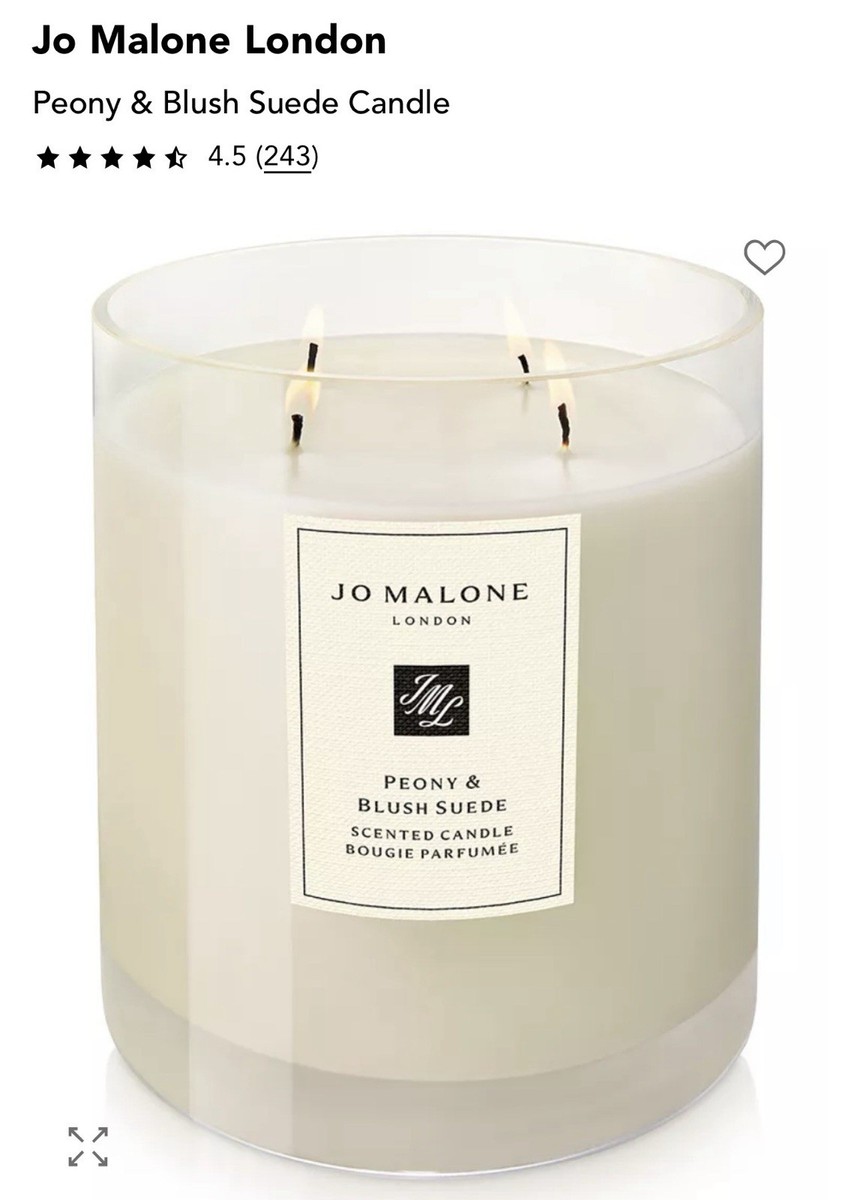 Jo Malone Peony & Blush Suede Perfume Scented Luxury Candle $540