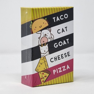 Taco Cat Goat Cheese Pizza Card Game Dolphin Hat Games 2017 Factory Sealed New 