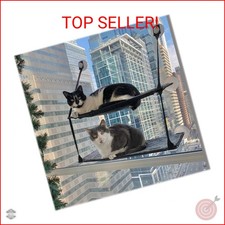 K H Pet Products EZ Mount Double Stack Cat Window Perch for Large Cats, Sturdy W