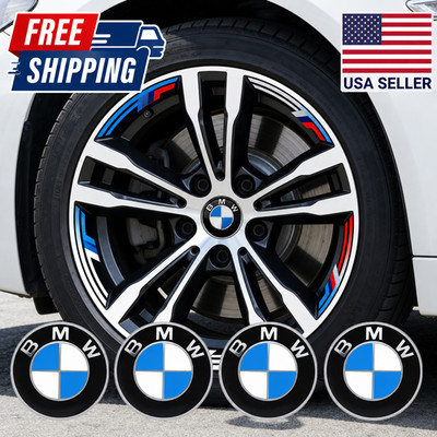 4pcs 56MM 68MM Car Wheel Hub Center Cap Badge For BMW X1 3 X5 E70 E71 M3 F30 F20