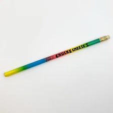 Vintage Chuck E Cheese Pencil Rainbow Ombré  Showbiz Pizza Time 1987 80s Unused
