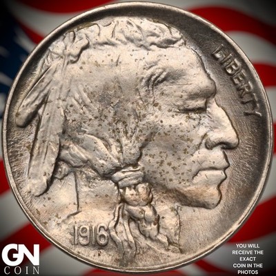 1916 P Buffalo Nickel B2381